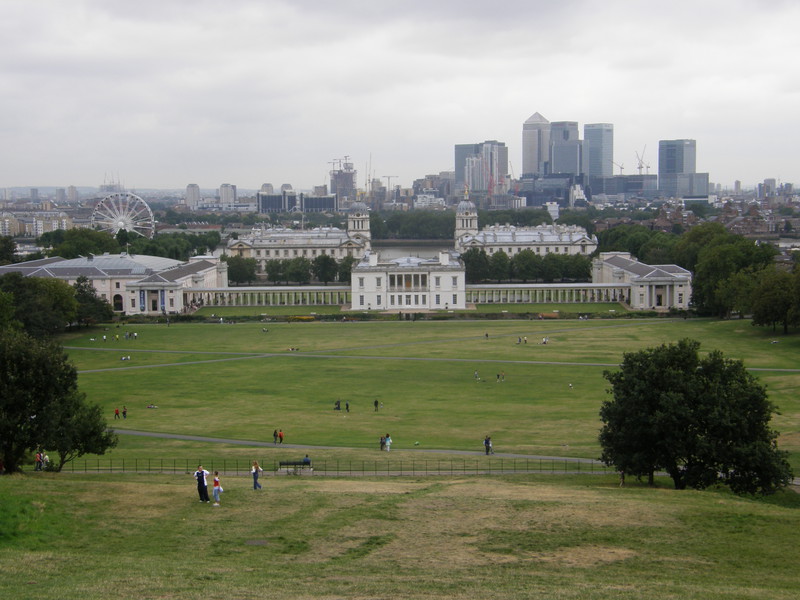 The view from Greenwich Park