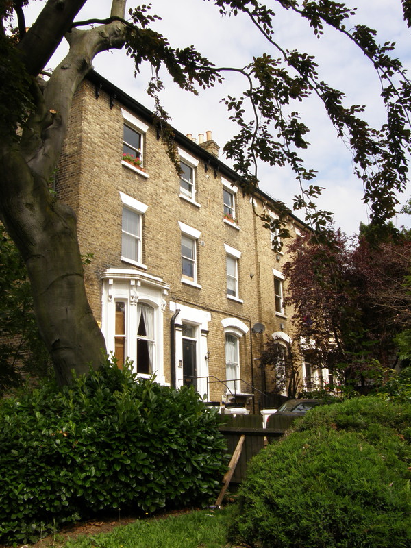 Pretty terraced housing along Hermon Hill