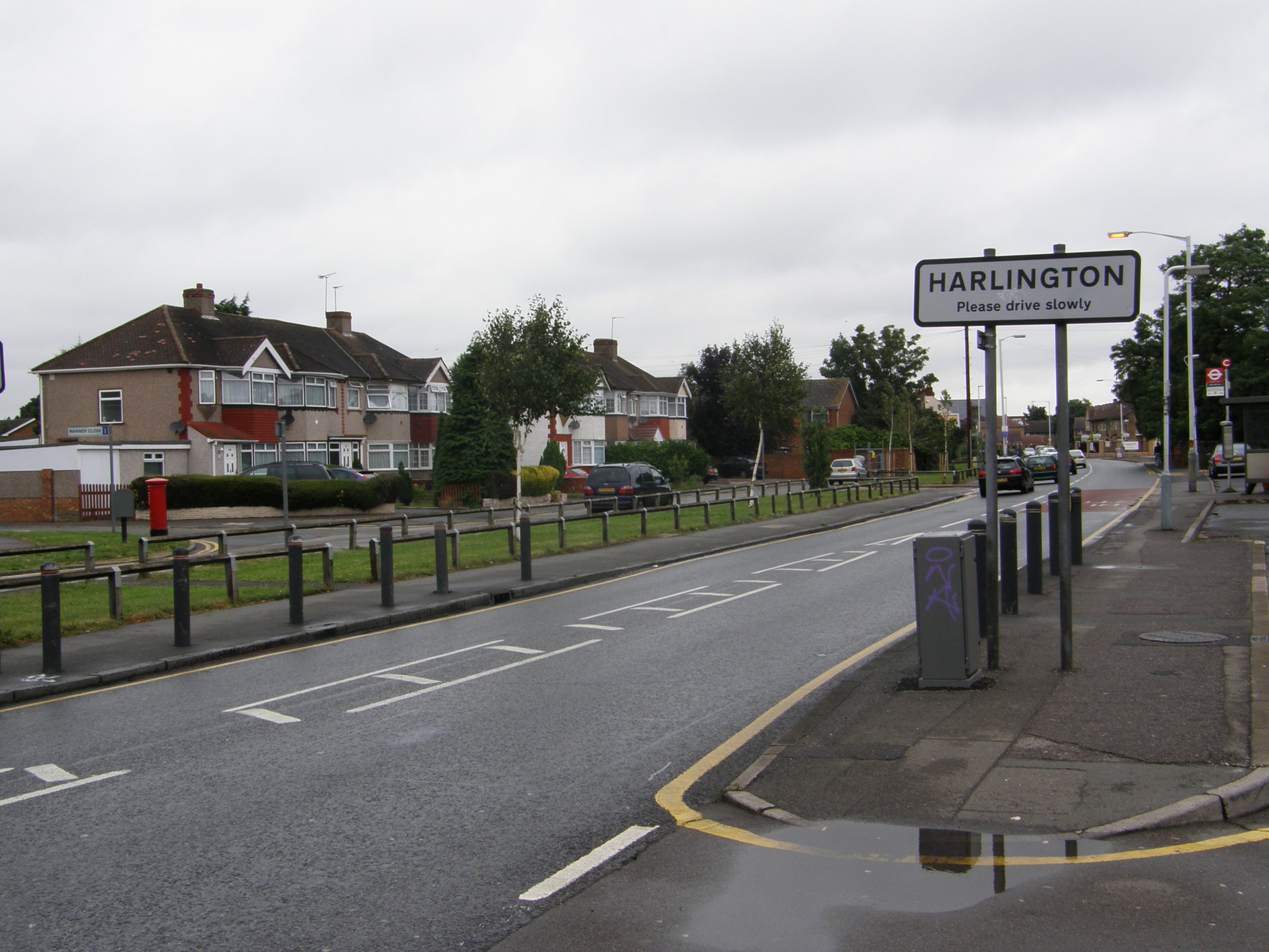 Entering Harlington